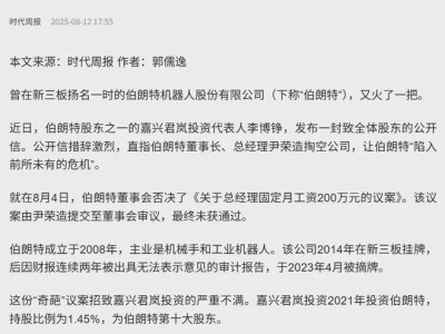 伯朗特风云：尹大使的“共同富裕”之路与股东大战-知创网